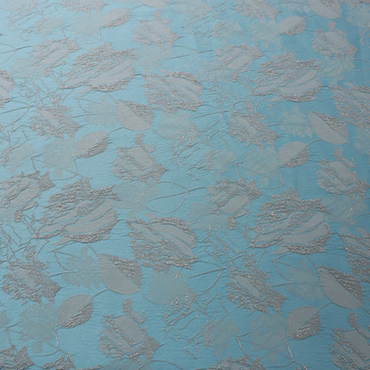 EMBOSED LIGHT TURQOISE FABRIC