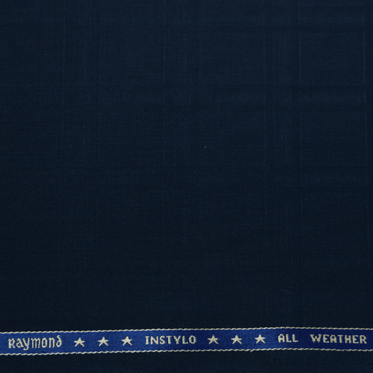 RAYMOND INSTYLO BLUE CHECKS SUITING