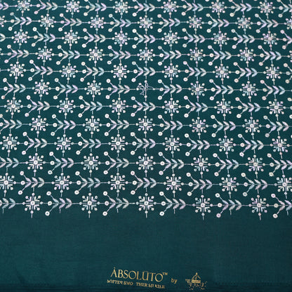 ABSOLUTO GREEN EMBROIDERD KURTA FABRIC