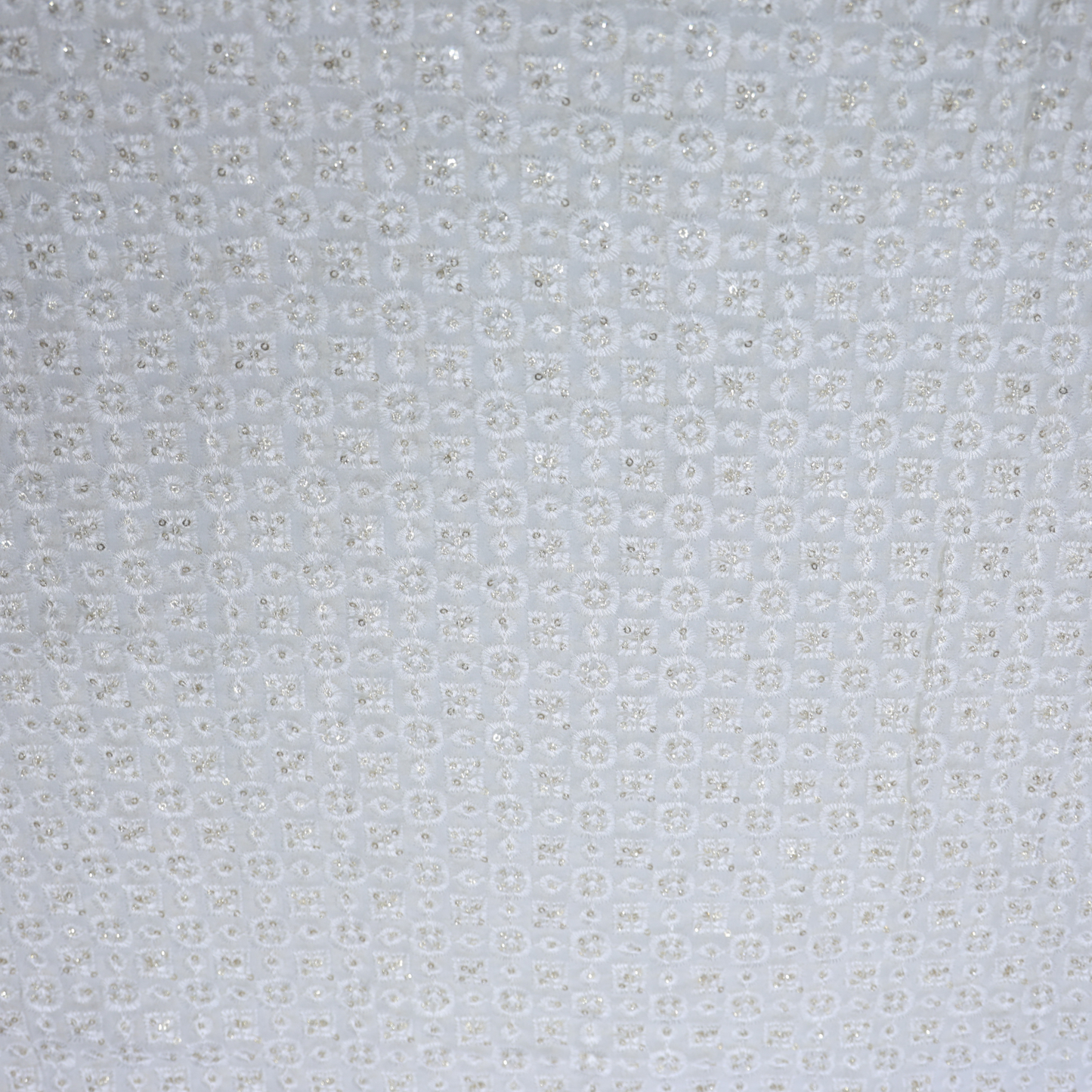 DYEABLE  EMBROIDERD KURTA FABRIC