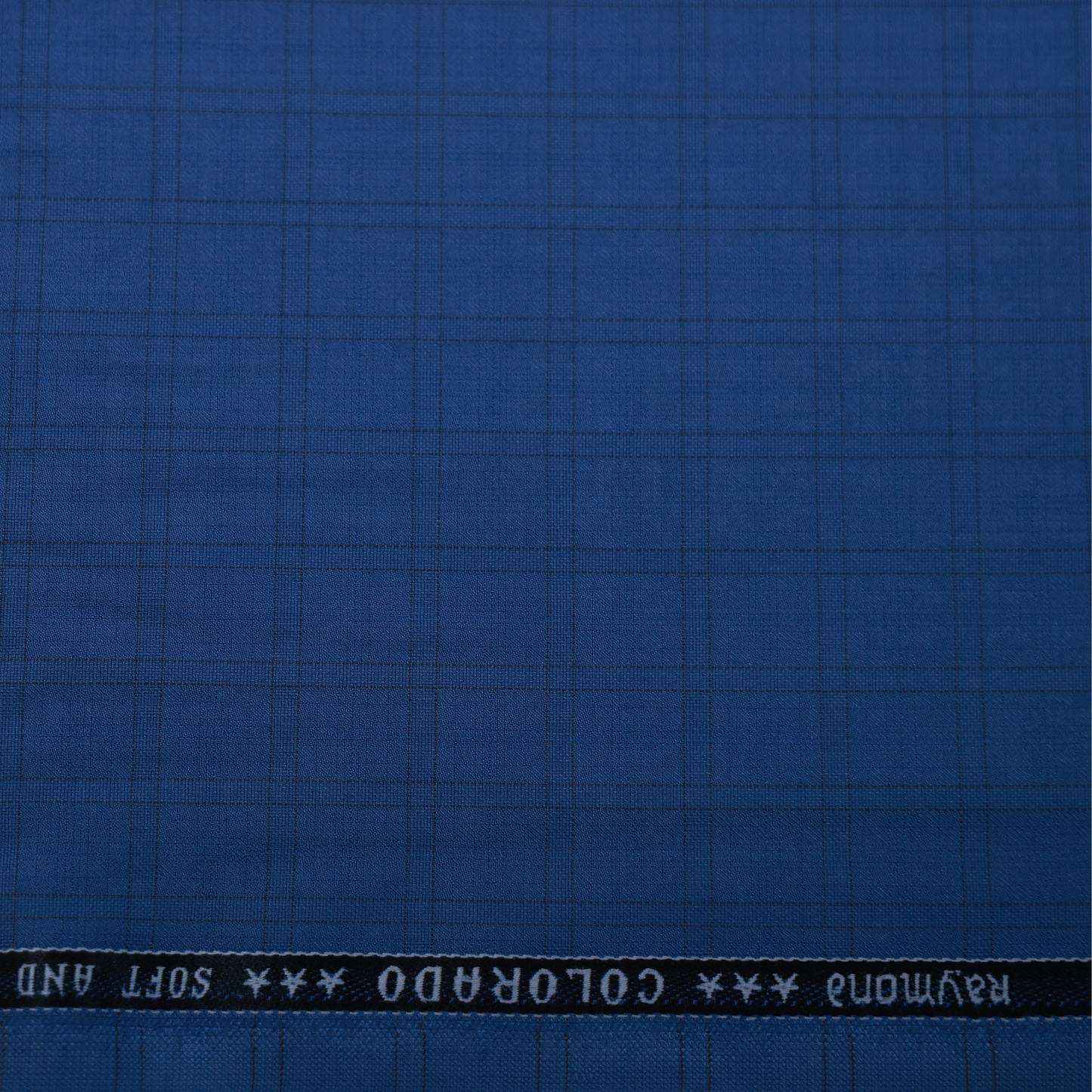 RAYMOND COLORADO SKY BLUE CHECKS SUITING