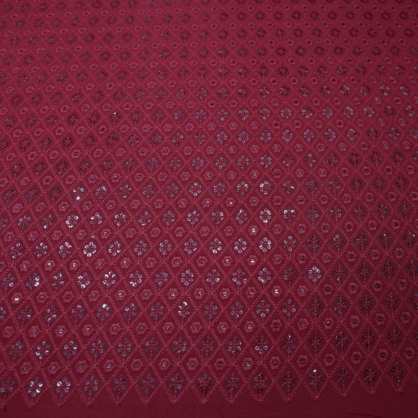 MEHROON CHICKEN FABRIC