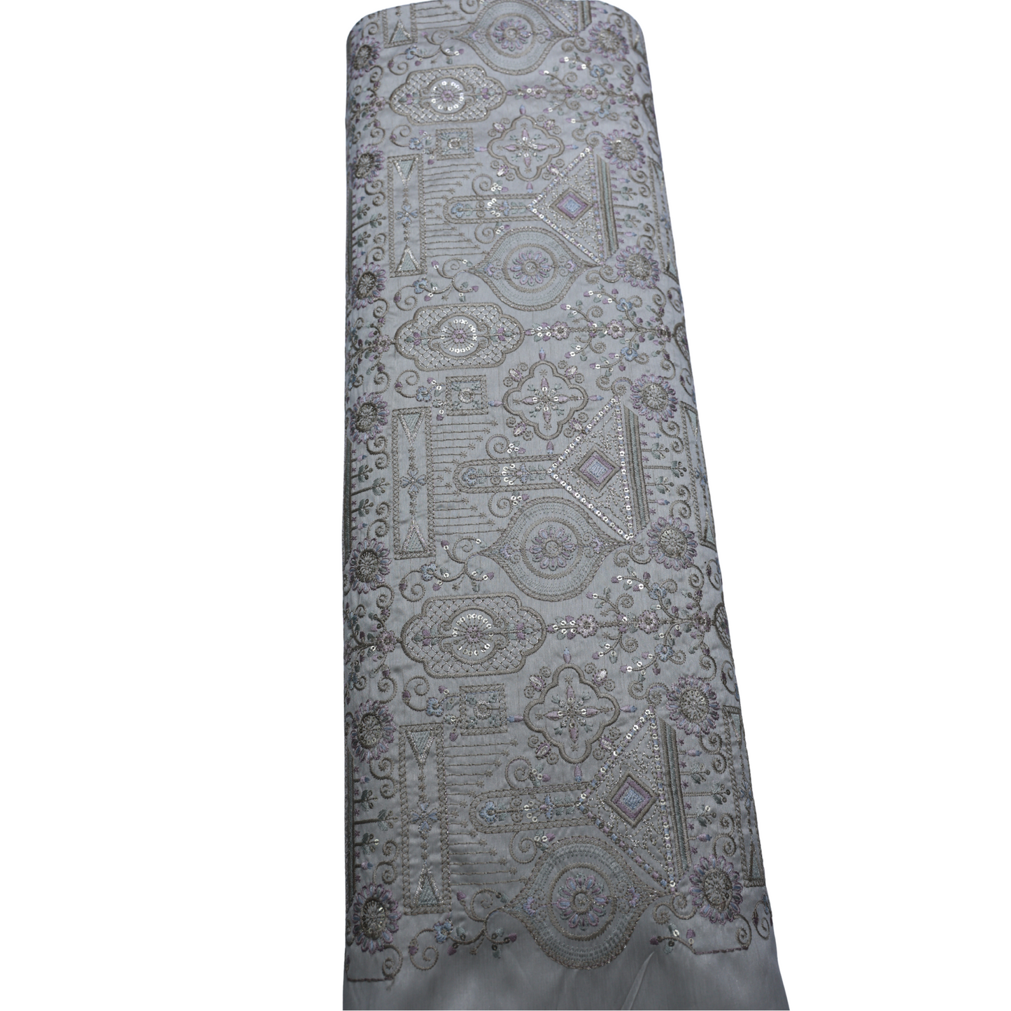 BEIGE EMBROIDERD SHERWANI FABRIC