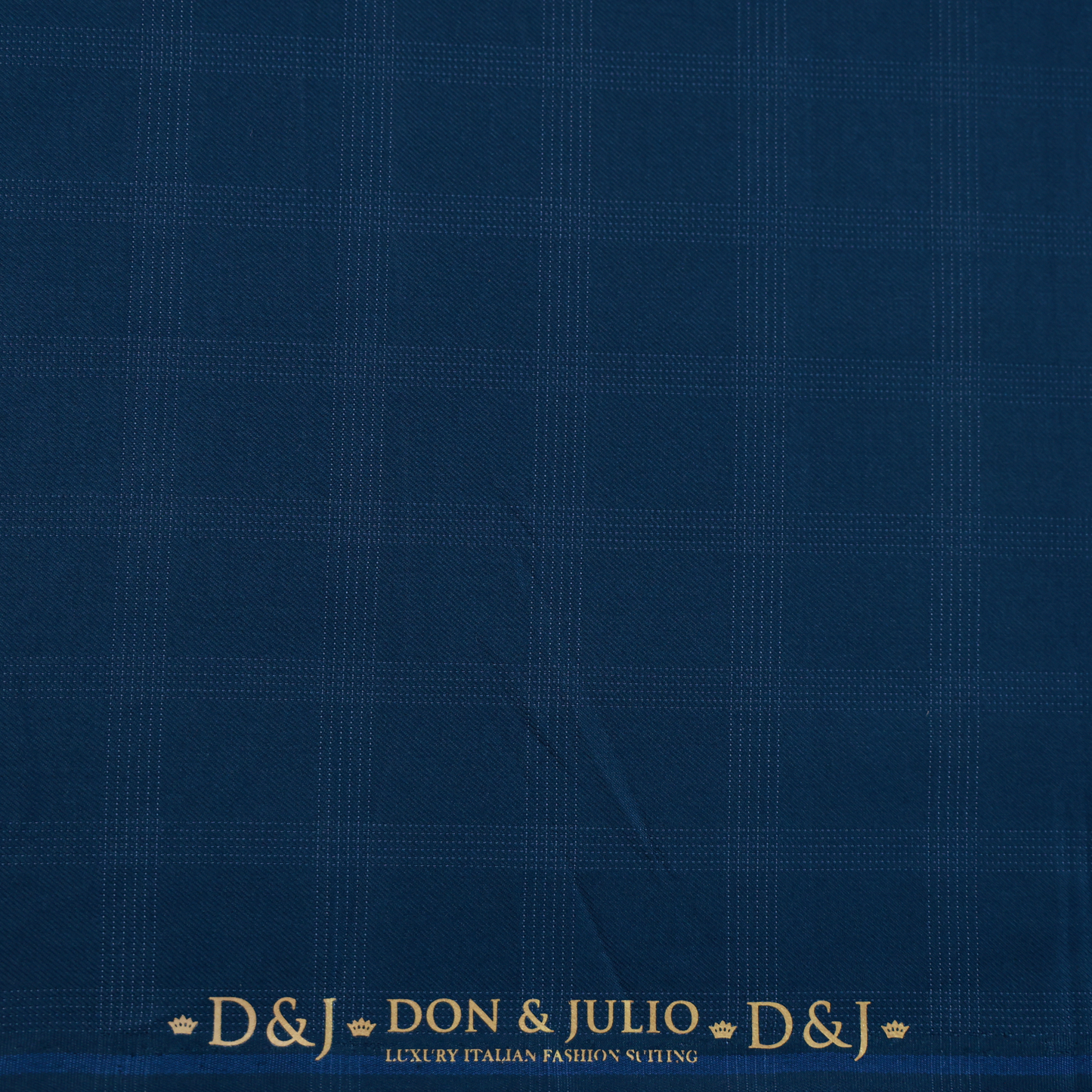 D&J TEAL CHECKS SUITING
