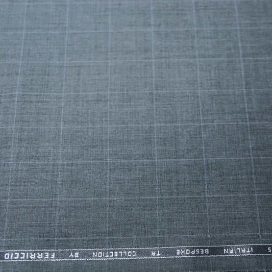 FERRECIO GREY CHECKS SUITING