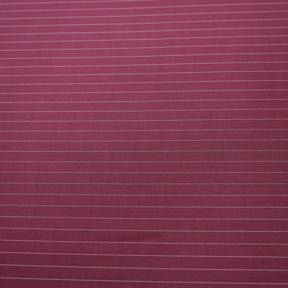 D&J MEHROON STRIPED SUITING