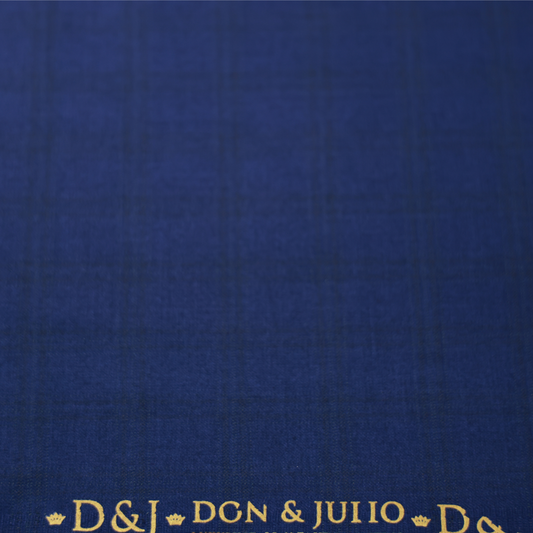 D&J BLUE CHECKS SUITING
