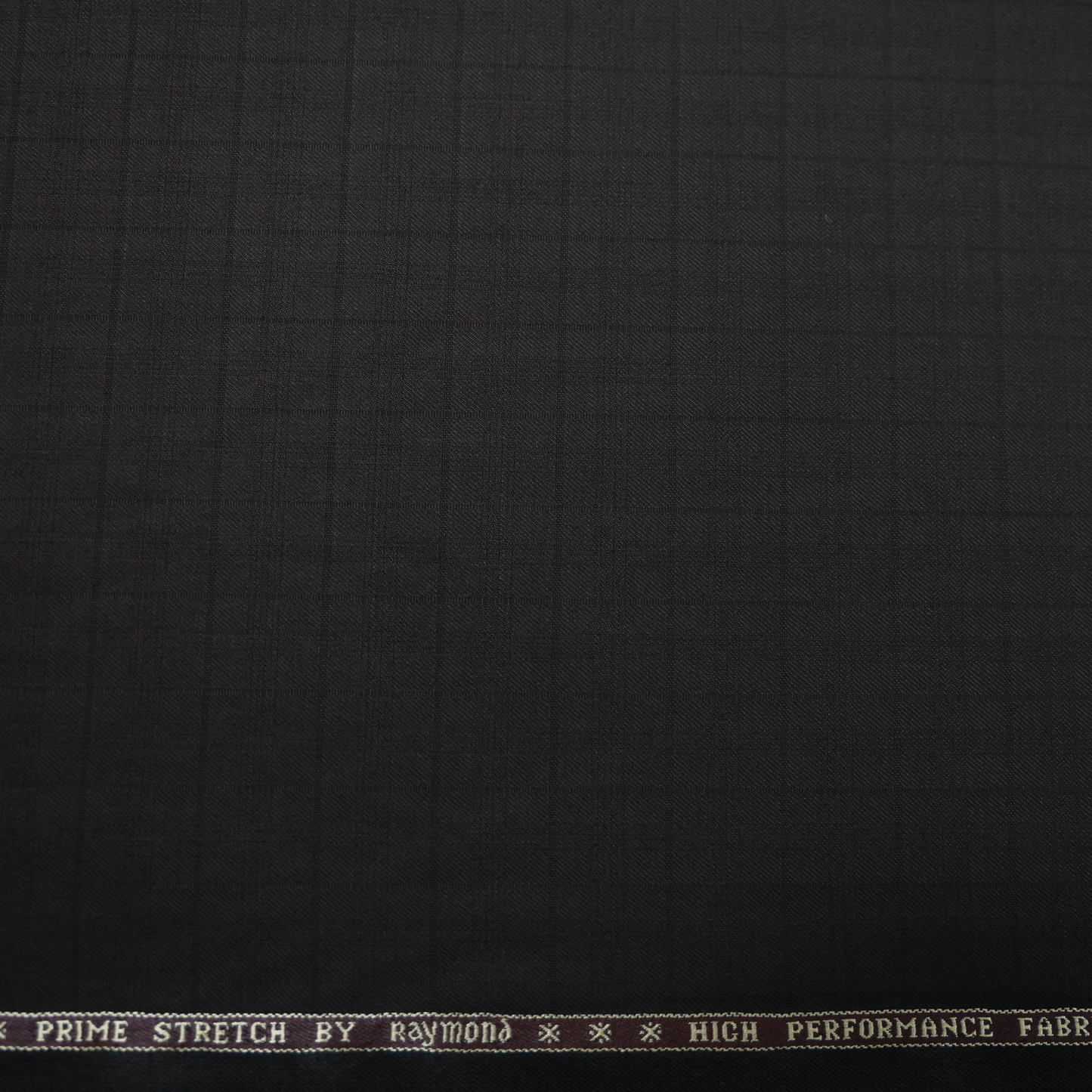 RAYMOND PRIME STRETCH BROWN CHECKS SUITING