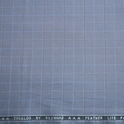 RAYMOND TOSALDO GREY CHECKS SUITING