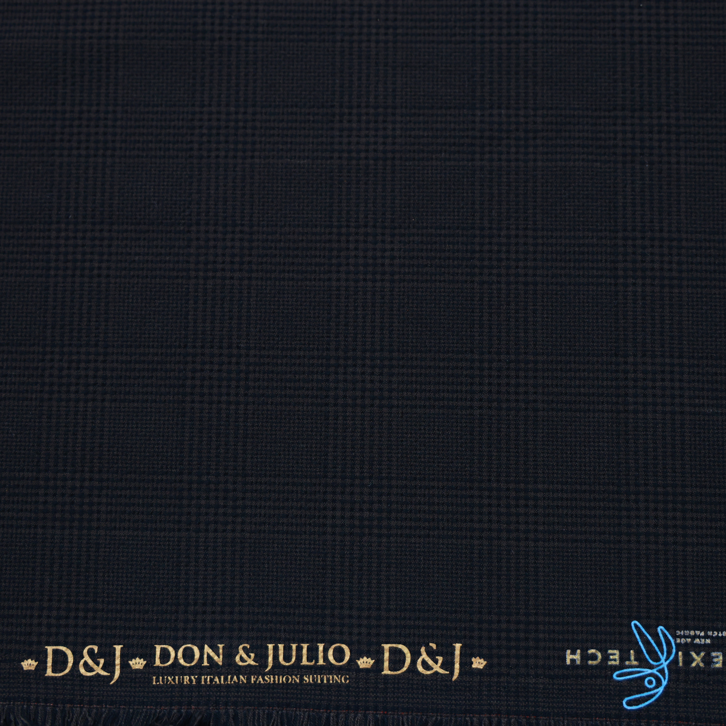 D&J BROWN CHECKS TWEED