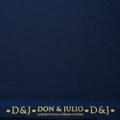 D&J NAVY BLUE TEXTURE SUITING