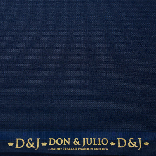 D&J NAVY BLUE TEXTURE SUITING