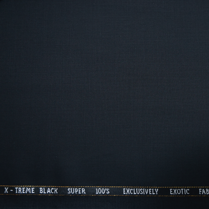 J HAMPSTEAD WOOL BLENDED BLACK SUITING