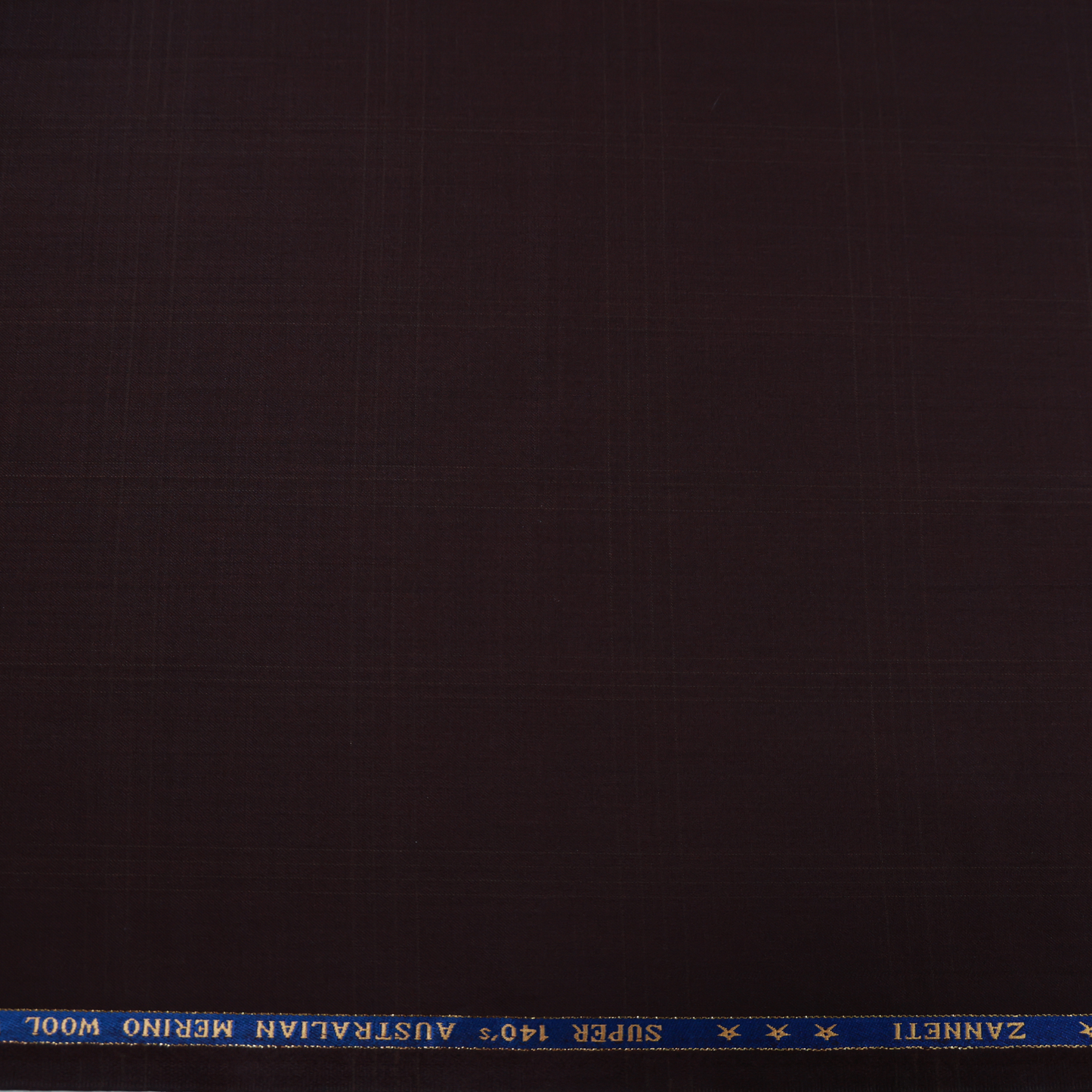 J HAMPSTEAD WOOL BLENDED MEHROON CHECKS SUITING