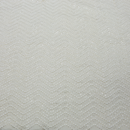 NEMSSIS CREAM EMBROIDERD FABRIC