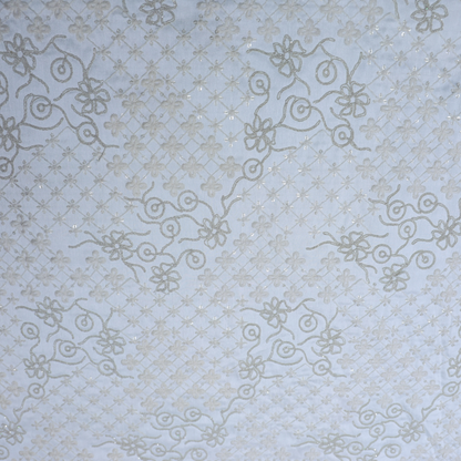 IVORY WITH GOLDEN EMROIDERED SHERWANI FABRIC
