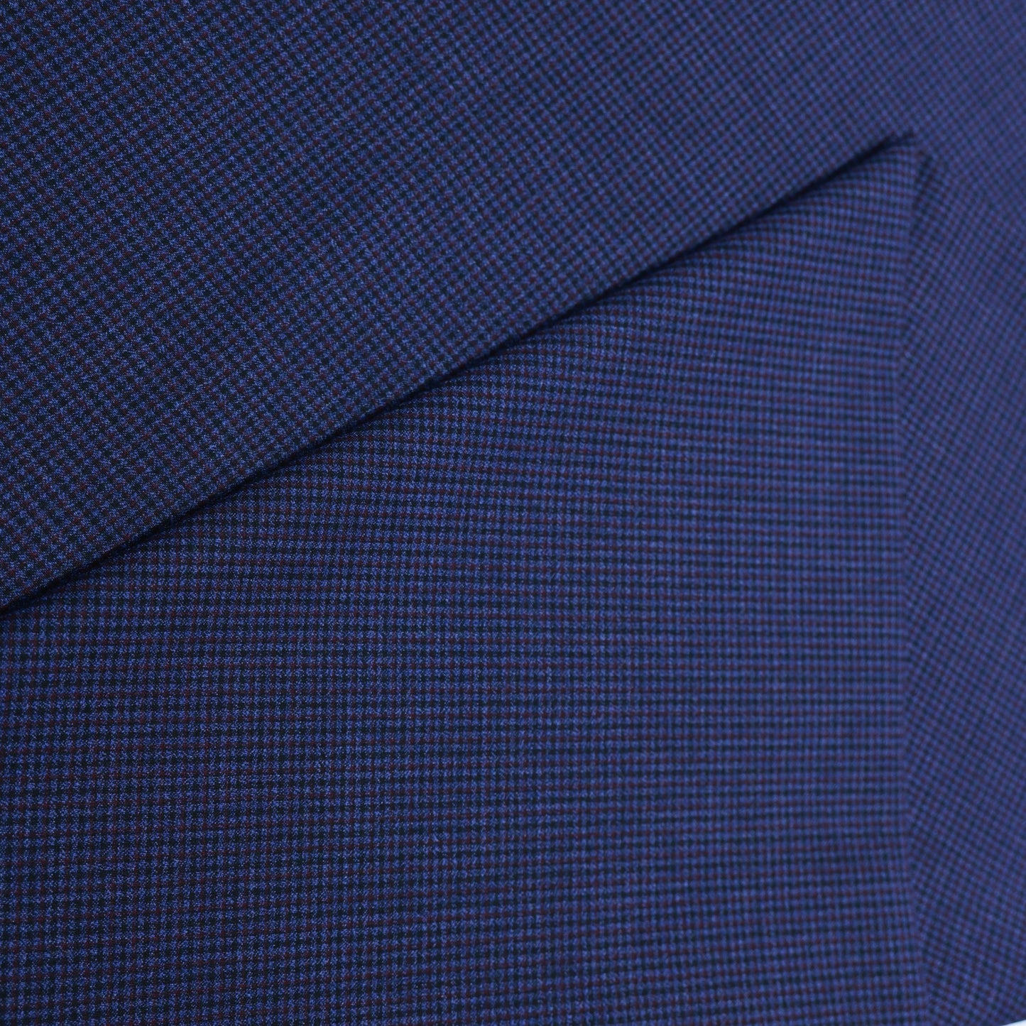 D&J BLUE TEXTURE CHECKS SUITING