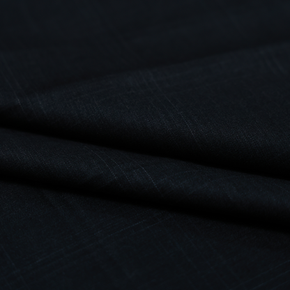 WOOL BLENDED DARK GREY CHECKS SUITING