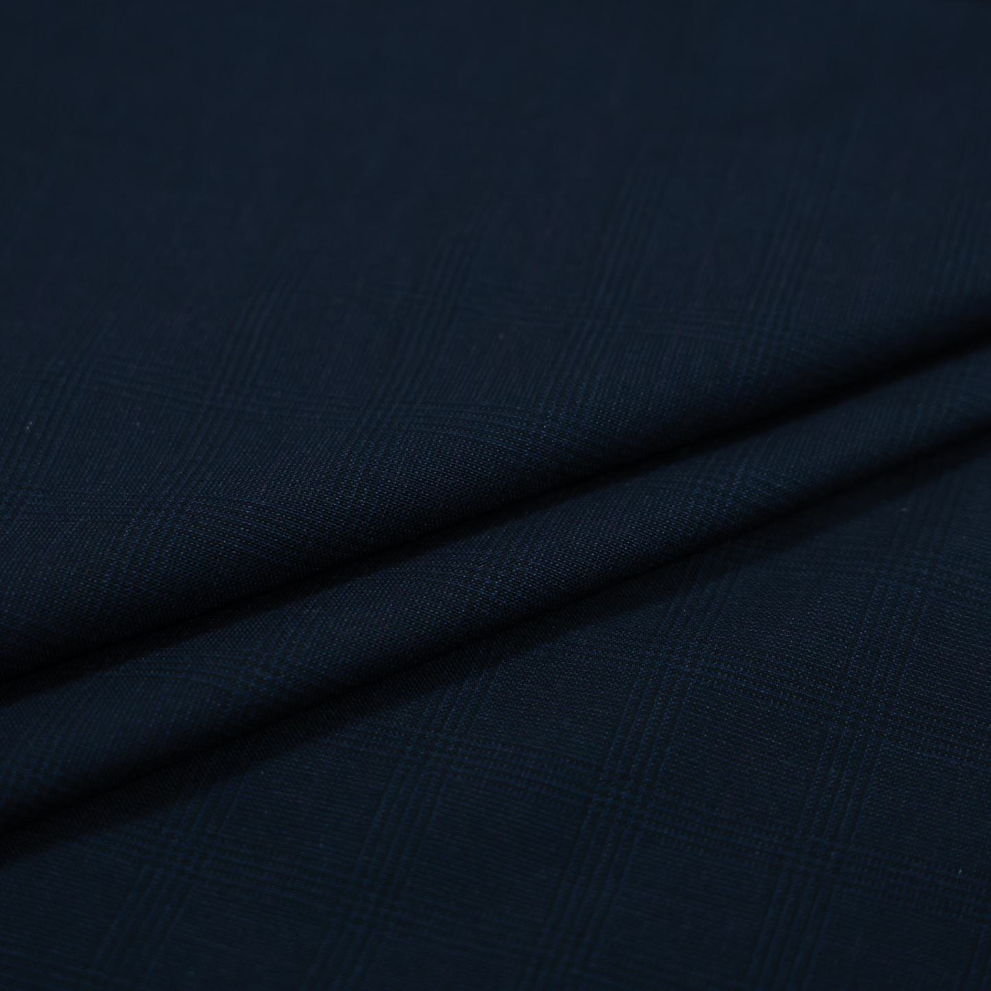 RAYMOND BONANZA NAVY BLUE CHECKS SUITING