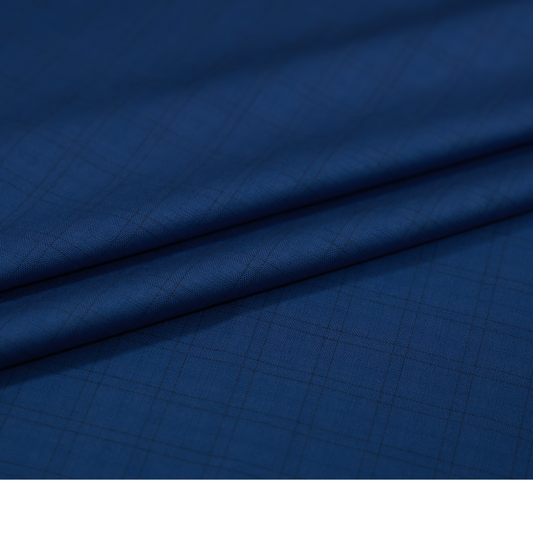 RAYMOND COLORADO SKY BLUE CHECKS SUITING