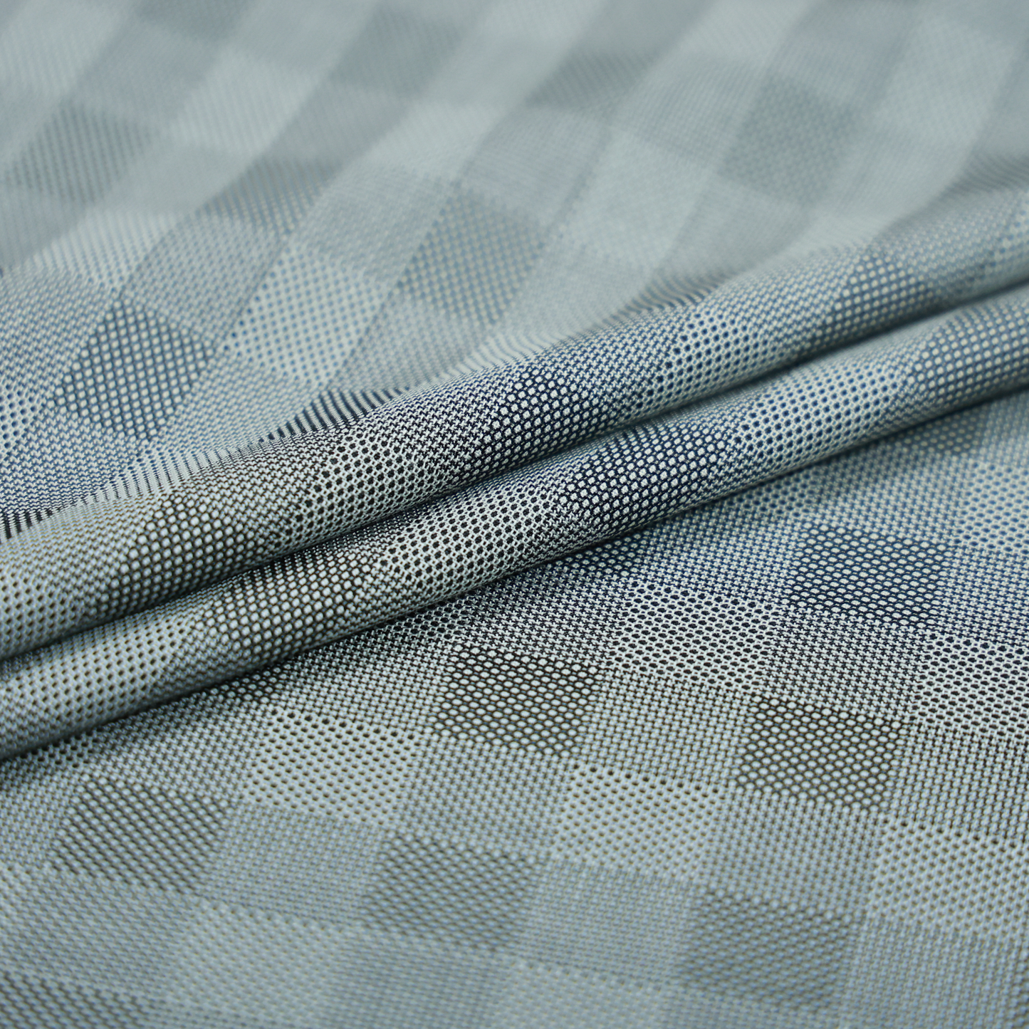 RAYMOND TOSALDO TEXTURED GREY CHECKS SUITING