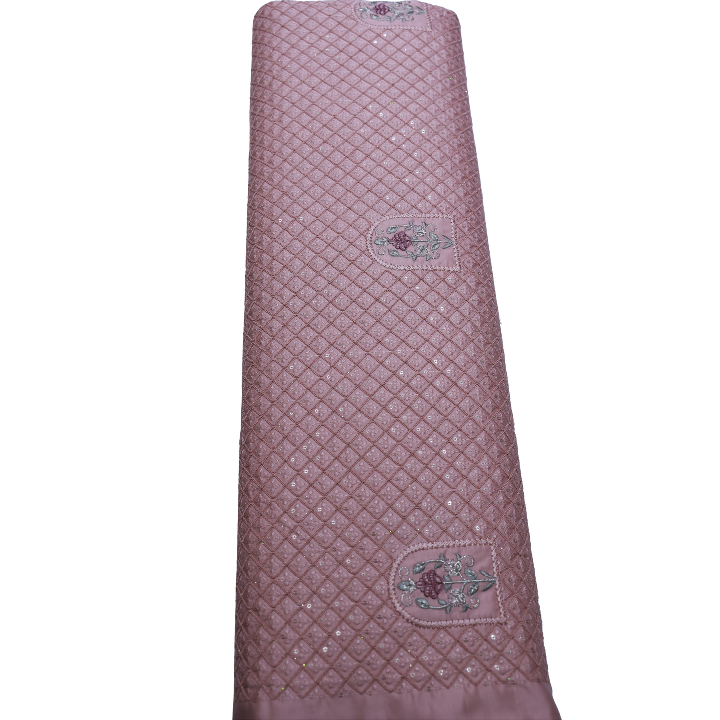 PINK EMBROIDERD SHERWANI FABRIC