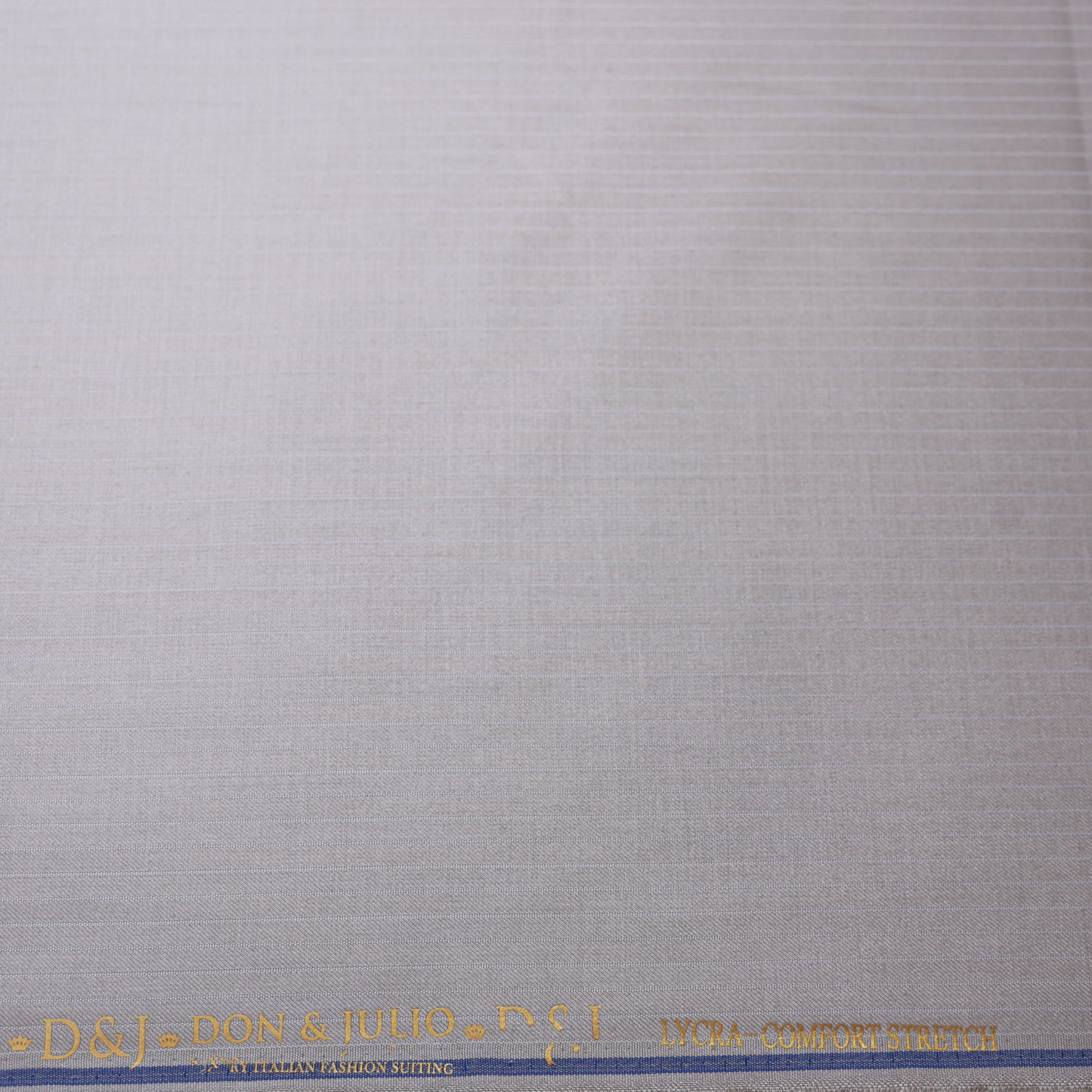 D&J BEIGE STRIPED SUITING