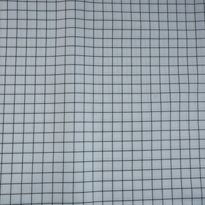 FERRICIO DEITLO PURE COTTON WHITE CHECKS SHIRTING