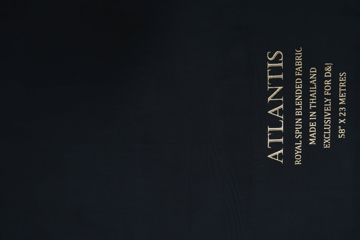 D&J ANTI WRINKLE BLACK SHIRTING