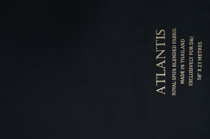 D&J ANTI WRINKLE BLACK SHIRTING