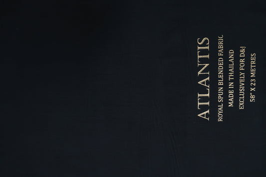 D&J ANTI WRINKLE BLACK SHIRTING