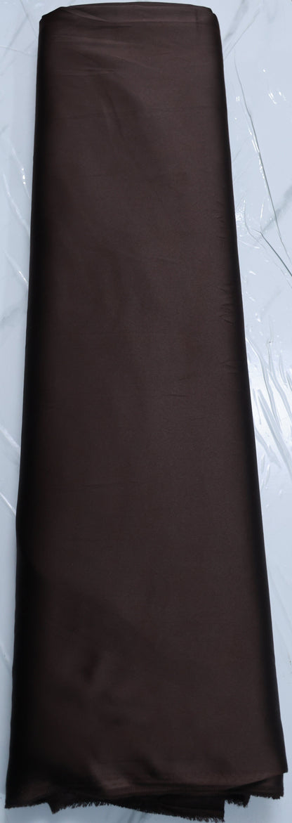 SATIN COFFEE COLOUR SHIRTING