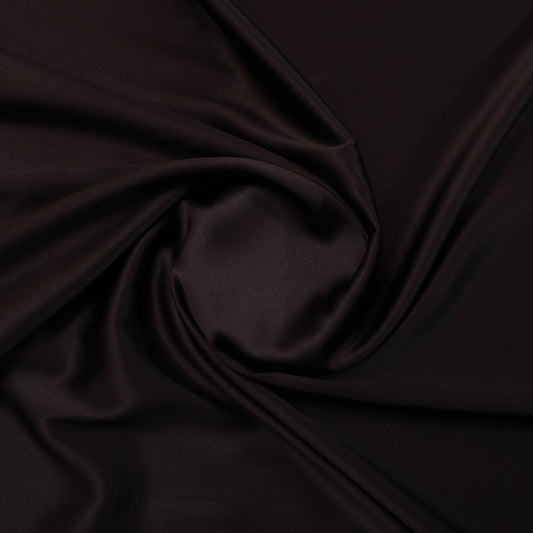 SATIN COFFEE COLOUR SHIRTING