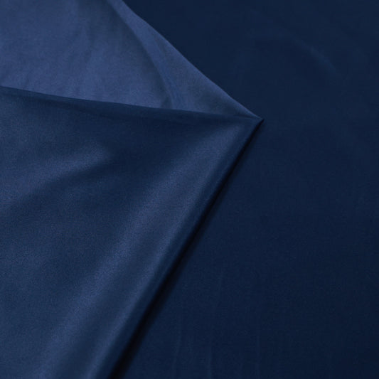 SATIN BLUE SHIRTING