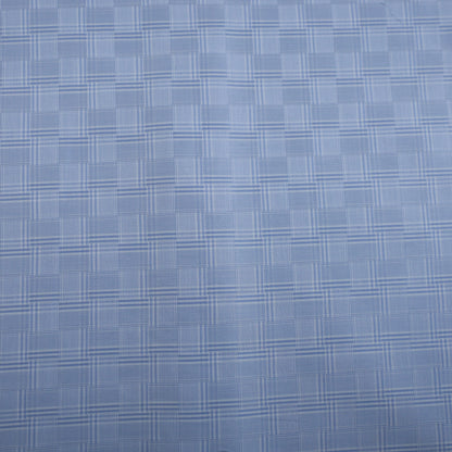 FERRICIO DEITLO GIZA COTTON PURPLE CHECKS SHIRTING