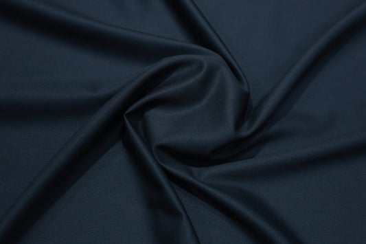 RAYMOND CARIMANTE BLACK WOOL BLENDED SUITING