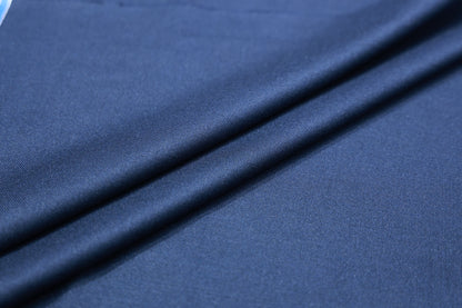 RAYMOND SAPPHIRE MATTY NAVY BLUE WOOL BLENDED SUITING