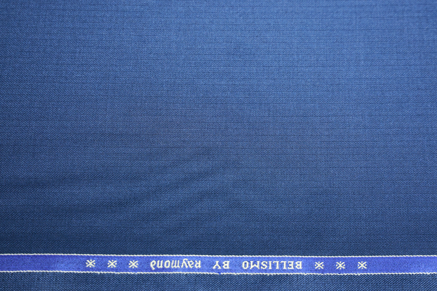 RAYMOND BELLISMO HERRINGBONE BLUE SELF SUITING