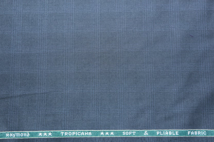 RAYMOND TROPICANA BLACK CHECK SUITING