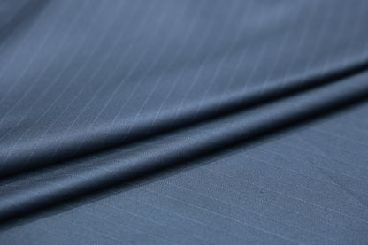 RAYMOND STERLING BLACK STRIP SUITING