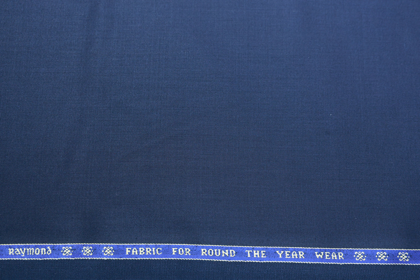 RAYMOND CARIMANTE NAVY BLUE WOOL BLENDED SUITING