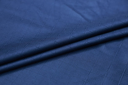 RAYMOND DOLCE VITA BLUE CHECK WOOL BLENDED SUITING