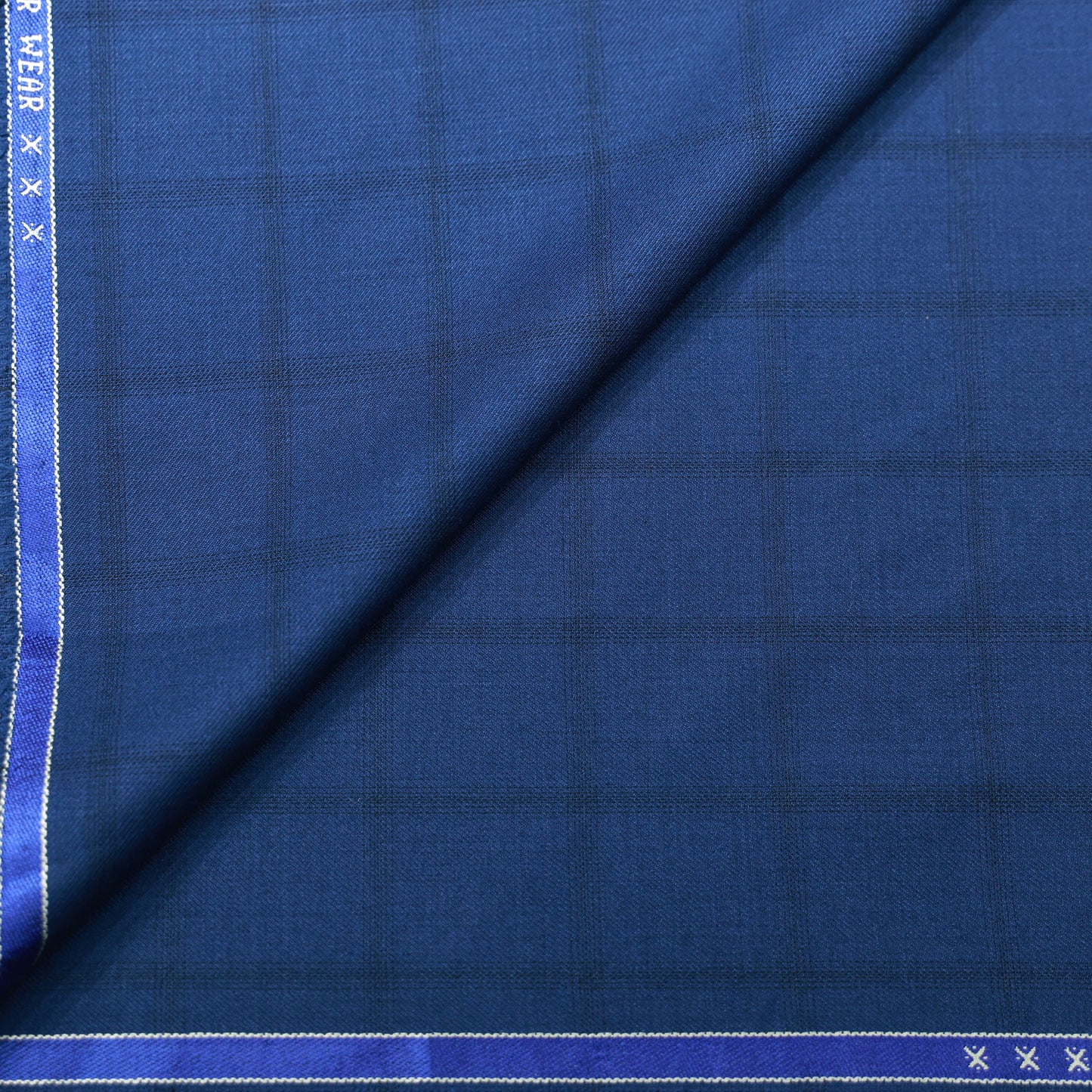 RAYMOND ESPERANZA BLUE CHECK SUITING