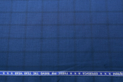 RAYMOND ESPERANZA BLUE CHECK SUITING