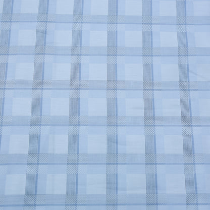 FERRICIO DEITLO 100% COTTON BLUE CHECKS FABRIC