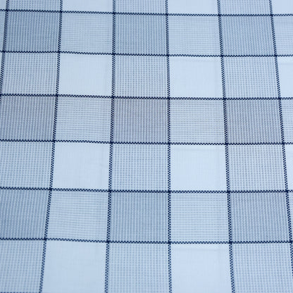 FERRICIO DEITLOWHITE CHECKS PURE COTTON SHIRTING FABRIC