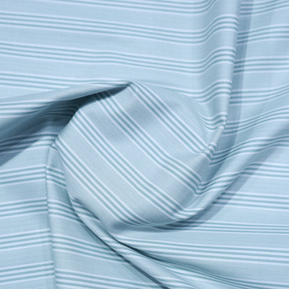 FERRICIO DEITLO LIGHT GREY STRIPED SHIRTING FABRIC