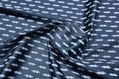 MAFATHAL PURE COTTON BLACK PRINTED SHIRTING