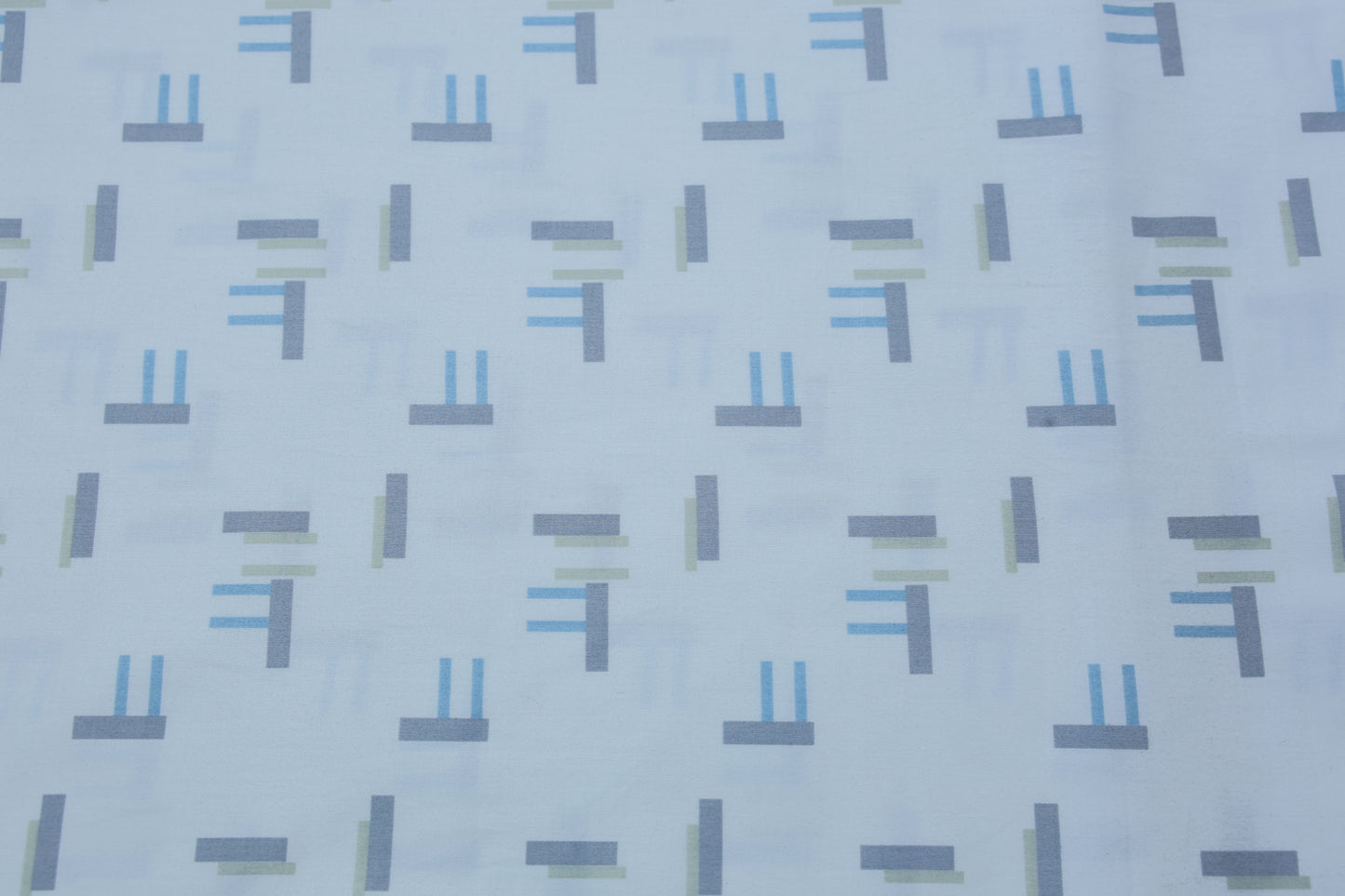 ASOLUTO PURE COTTON WHITE PRINTED SHIRTING