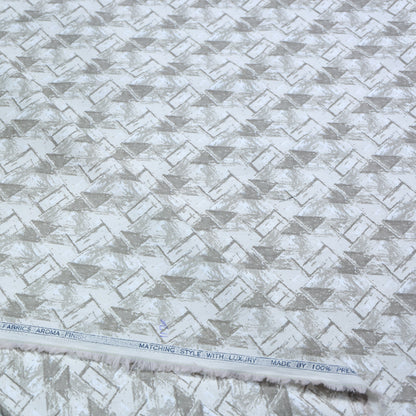 MAFTHLAL PURE COTTON FAWN PRINTED SHIRTING